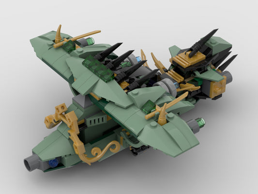 MOC-42725-1: 70612 Fighter Jet Alternative Build