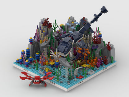 Coral Reef + 31088 Sea Dinosaur Alternative Build