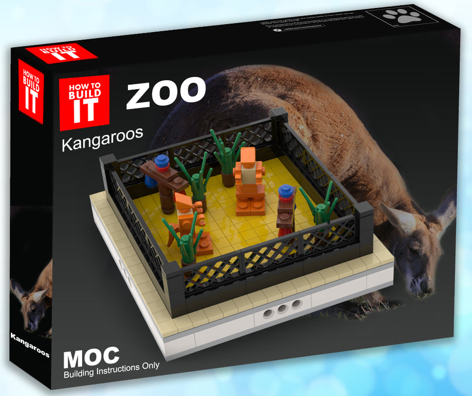 MOC-51426-1: Kangaroos | Mini Modular ZOO