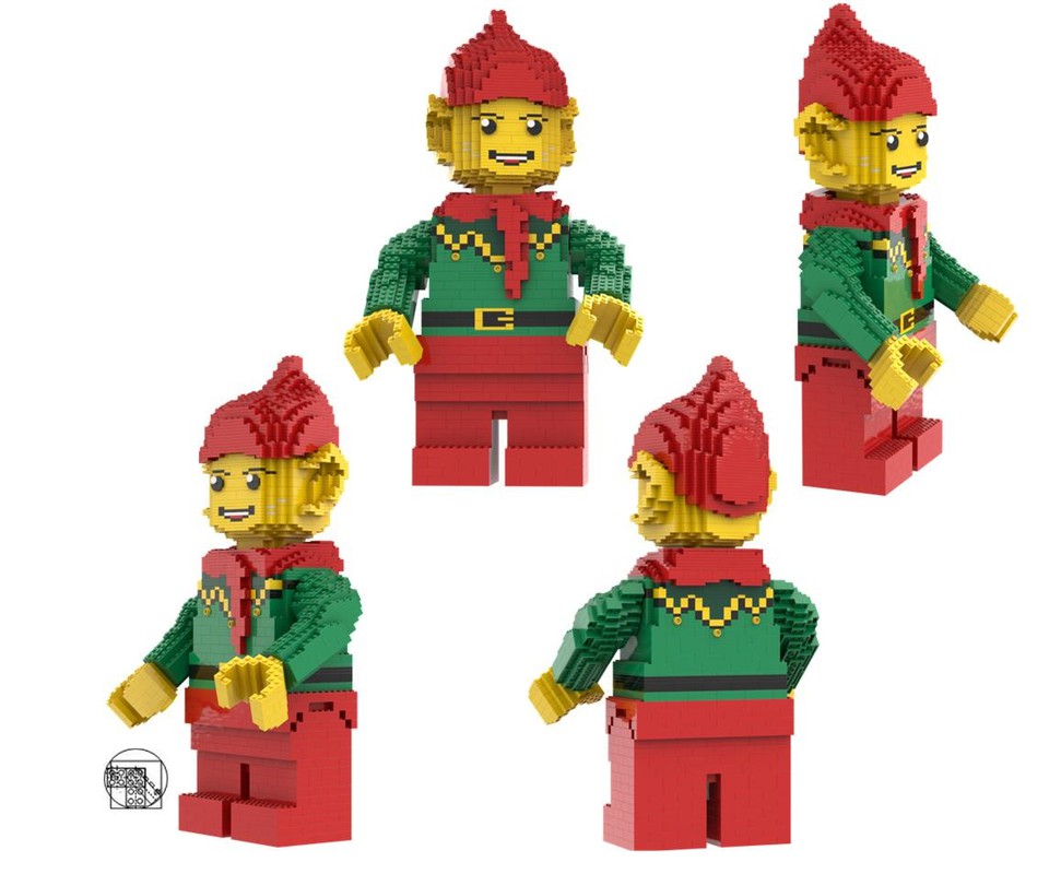 Maxi Figure Elf With Red Hat