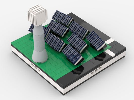 Solar Farm For A Mini Modular City