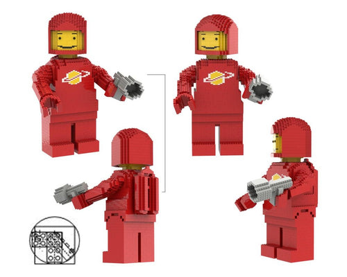 Maxi Figure Red Space Man With Space Torch
