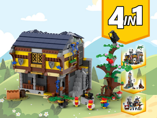 MOC-84885-1: 31120 Alternative Build Medieval Tavern