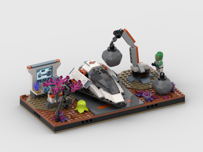 Display For Set 60429 - Spaceship And Asteroid Discovery