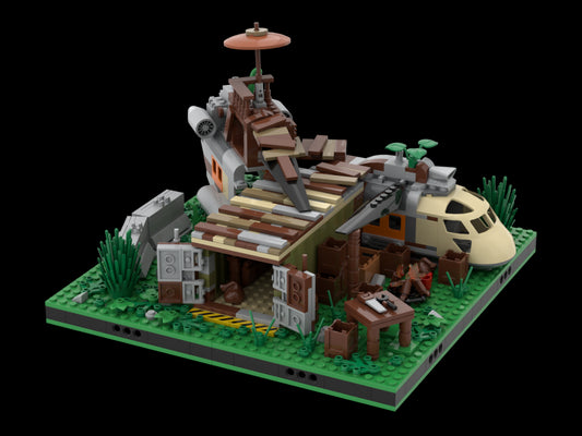 MOC-85141-1: Apocalypse Helicopter Base