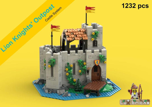 MOC-128617-1: Lion Knights' Outpost (Addition To 10305 - "Lion Knights' Castle)