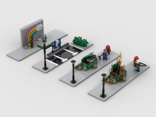 Modular Corner Pack #3 - Turn Every Modular Model Into A Corner