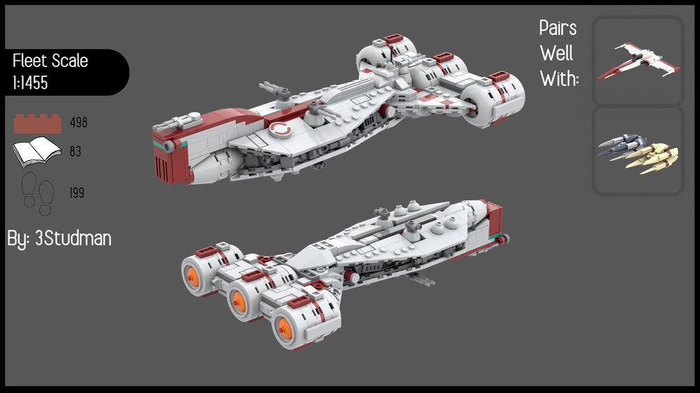 Fleet Scale Republic Frigate (CR-70 Charger)