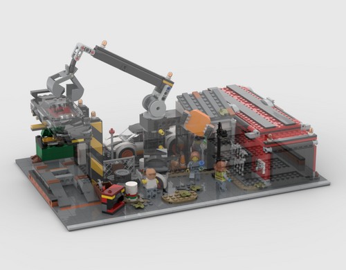 Modular Scrapyard - Display For Set 60472