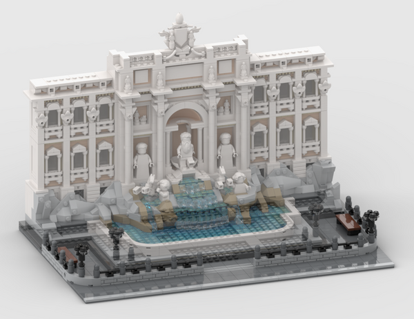 Modular Display For Set 21062 - Trevi Fountain