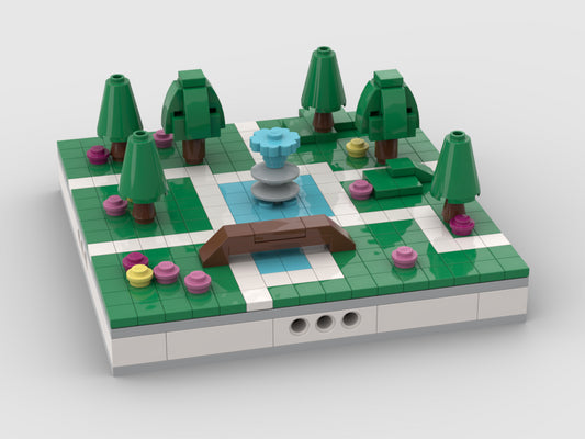 MOC-31580-1: Mini Park For A Modular City