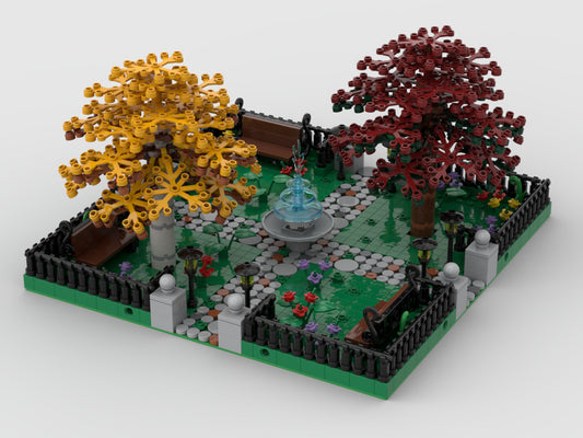 MOC-36080-1: Modular Park #2 | 4 Sides Connection