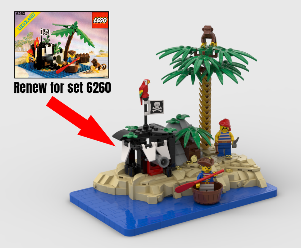 Renew For Set 6260 Shipwreck Island