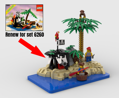 Renew For Set 6260 Shipwreck Island