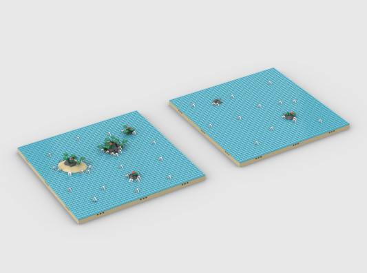 Pirates Diorama - Water Base