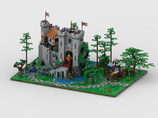 MOC-177600-1: Display For Set 10305 Lion Knights' Castle