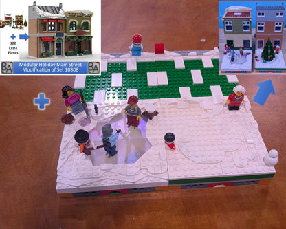 MILS Base For Modular Holiday Main Street By Brick Artisan