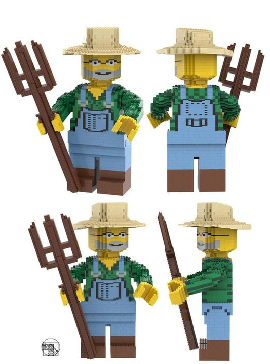 MOC-135875-1: Maxi Figure Farmer With Pitchfork