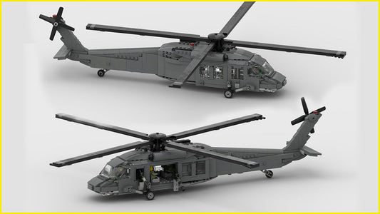 MOC-29506-1: Sikorsky UH-60 Black Hawk | 1:33 Minifigure Scale