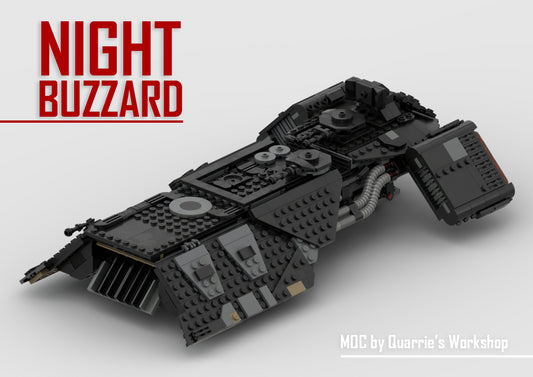 MOC-87778-1: Night Buzzard (Knights Of Ren Transport Ship)