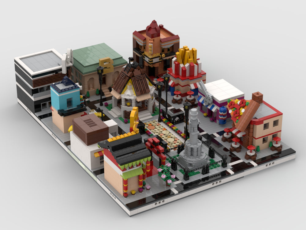 Shopping Center - Build From 12 Different Mocs