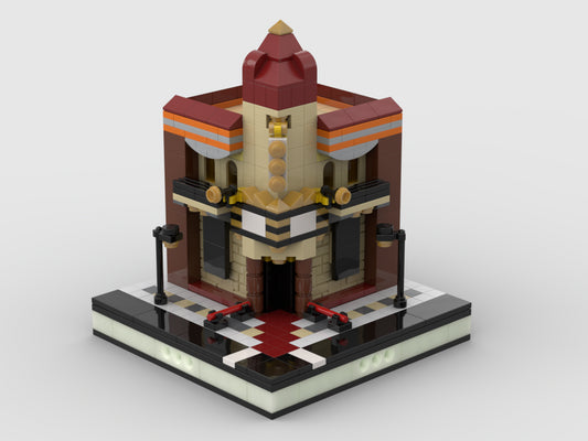 Mini Old Cinema For A Mini Modular City