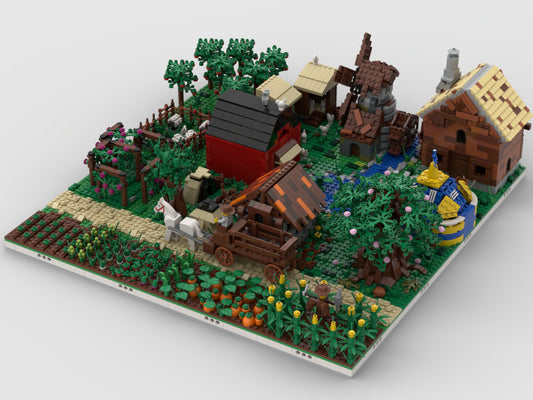 Modular Farm Village | Build From 16 MOCs