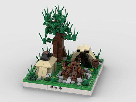 MOC-32488-1: Camping Camp For A Modular City