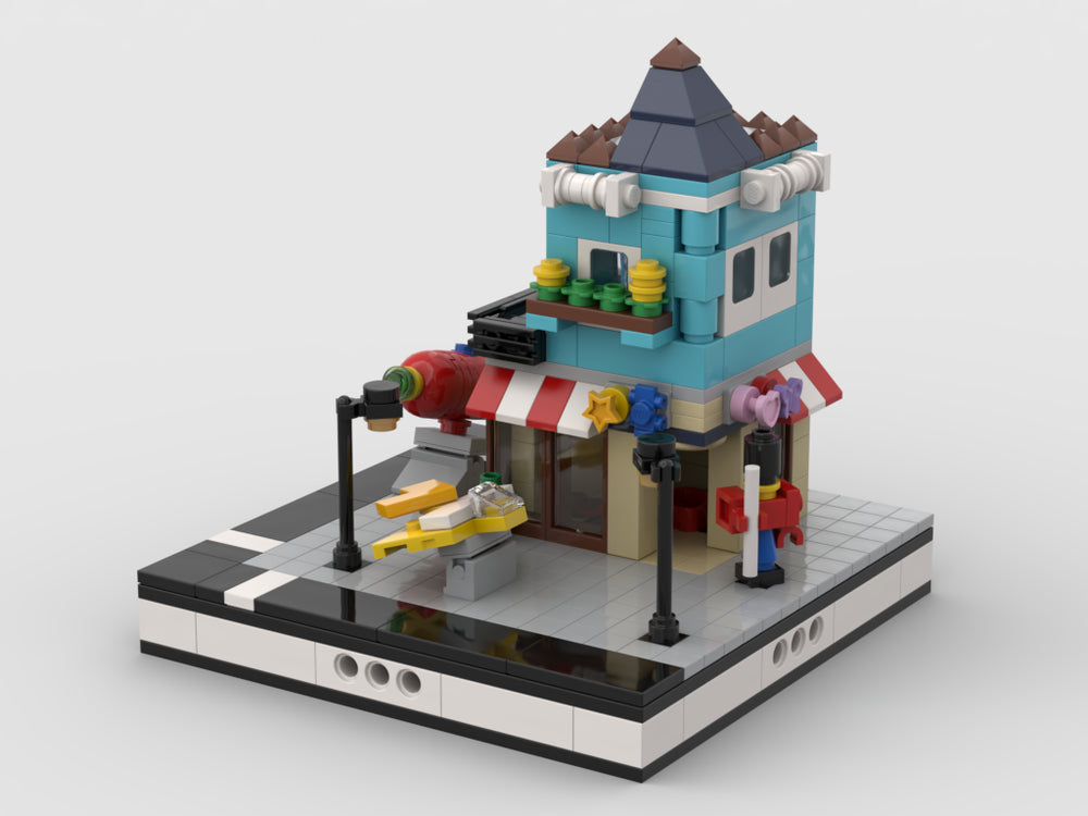 MOC-31924-1: Toy Shop For A Modular City