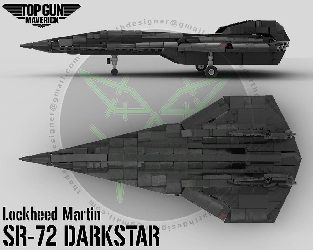 TOP GUN MAVERICK | SR-72 DARK STAR - 1:70 Scale – MOCBoxing®