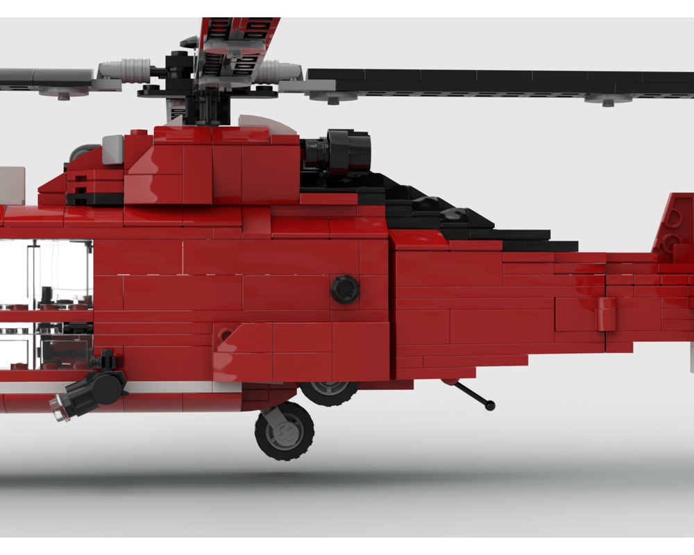 Retractable Landing Gear For BrickDesigners Coast Guard Helicopter