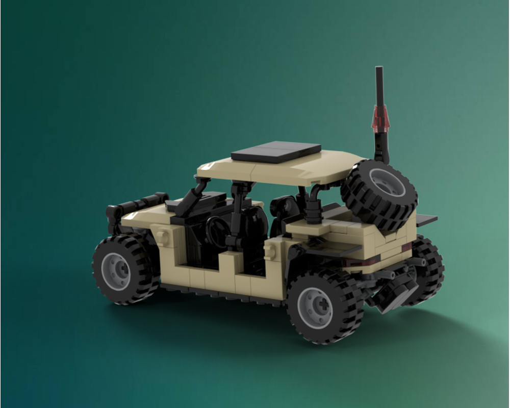 UTV Inspired From Warzone Game - 8 Stud Wide