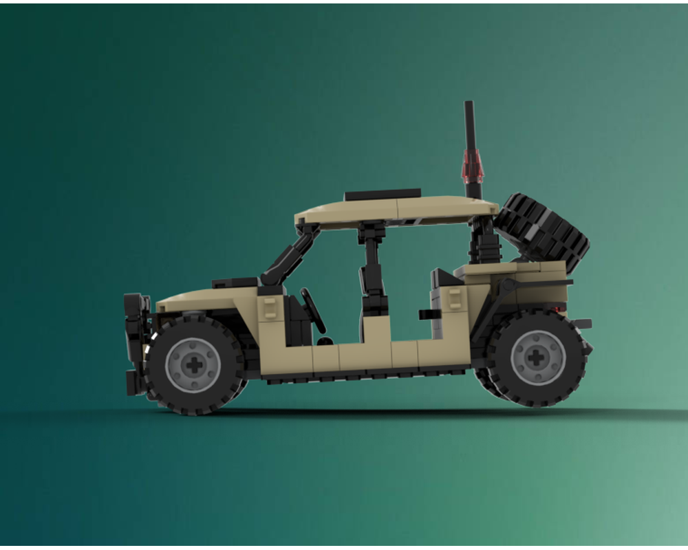 UTV Inspired From Warzone Game - 8 Stud Wide