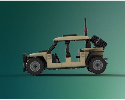 UTV Inspired From Warzone Game - 8 Stud Wide