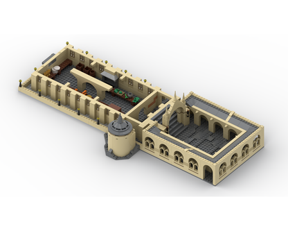 Kitchens & Courtyard - Magic School Modular MOCs Part 3