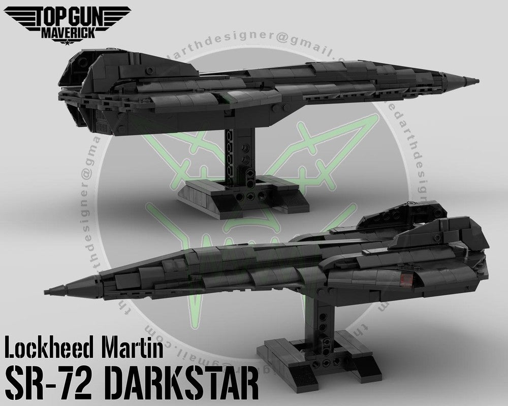 TOP GUN MAVERICK | SR-72 DARK STAR - 1:70 Scale – MOCBoxing®