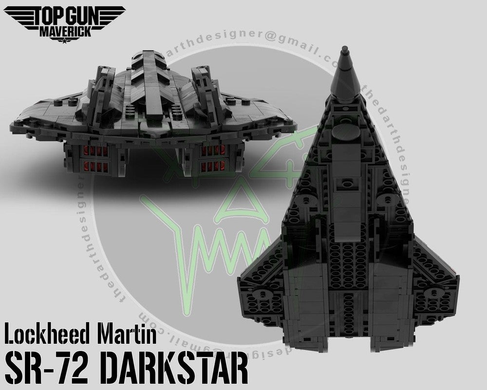 TOP GUN MAVERICK | SR-72 DARK STAR - 1:70 Scale – MOCBoxing®