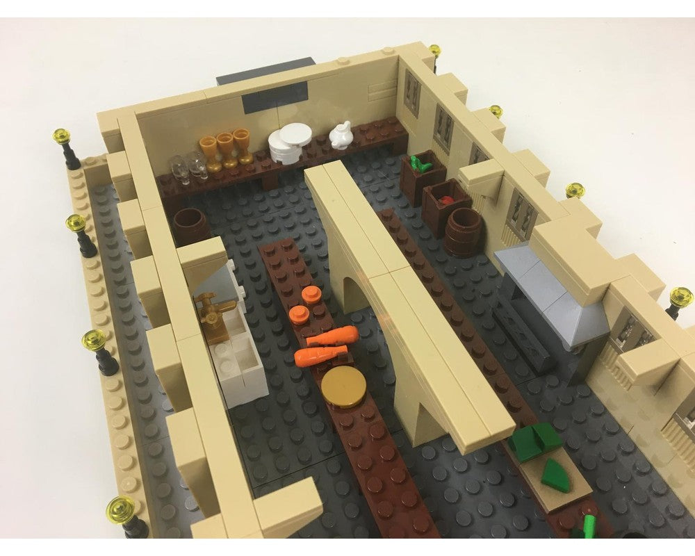 Kitchens & Courtyard - Magic School Modular MOCs Part 3