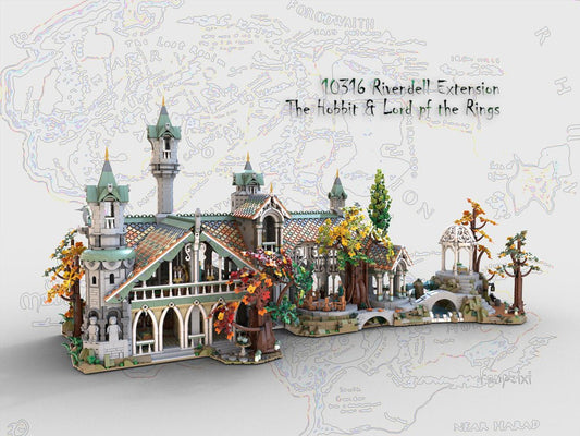 10316 Rivendell Extension minus Lord of the Rings: Rivendell x 2