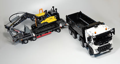 Volvo FMX Truck, Trailer And Volvo EC230 Excavator (42175 Mod)