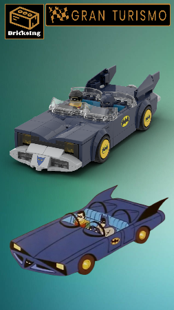 Batmobil Superfreands - 8-Stud Wide