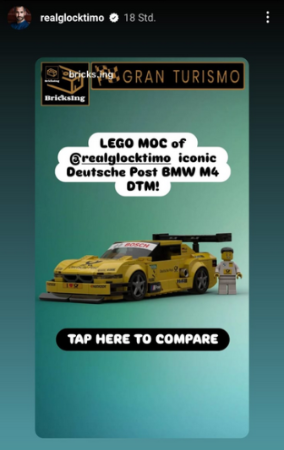 Inspired By BMW M4 DTM Yellow