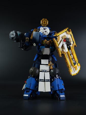 LEGO Space Marine Bladeguard Kopaka ( Warhammer 40K + BIONICLE )