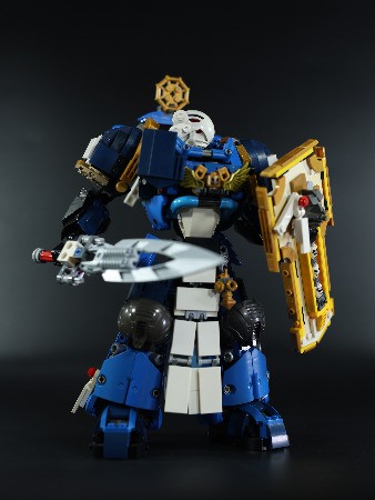 LEGO Space Marine Bladeguard Kopaka ( Warhammer 40K + BIONICLE )