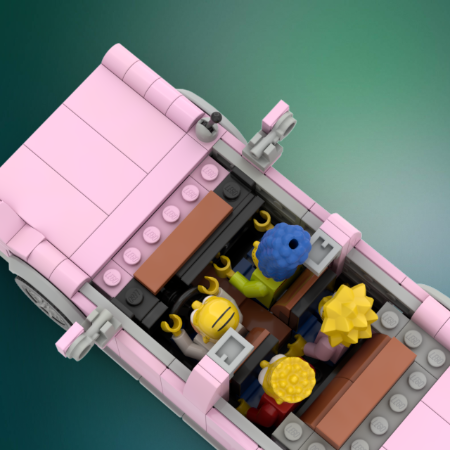 Simpsons Homers Car - 8-Stud Wide