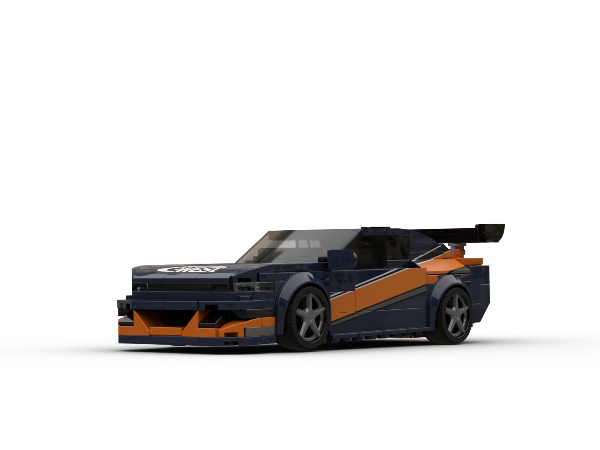 Nissan Silvia From Tokyo Drift (8-Stud MOC)