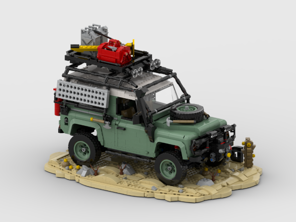 Display For Set 10317 - Land Rover Classic Defender 90