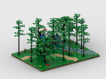 Display For Set 40567 - Forest Hideout