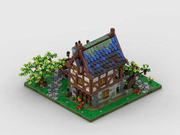 Display For Set 21325 Medieval Blacksmith