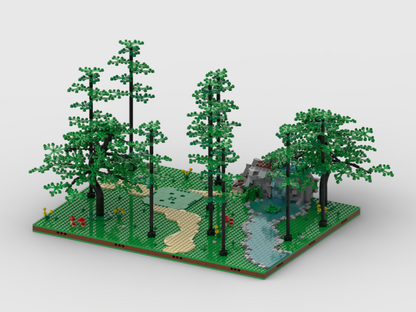 Display For Set 40567 - Forest Hideout